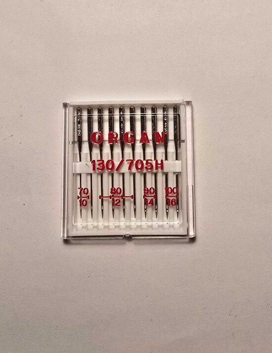 Šujmašīnas adatu komplekts ORGAN 130/705H (Nr. 70–100)